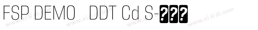 FSP DEMO   DDT Cd S字体转换